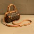 High quality Boston pillow bag 2024 new fashionable vintage flower versatile niche single shoulder crossbody handbag shell bag