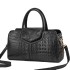 【 HOT 】 2022 New Fashion Crocodile Pattern Handbag for Women, Large Capacity Casual Single Shoulder Cross Shoulder Bag Trendy