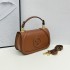 Cross border hot selling light luxury fashionable and stylish contrasting color saddle bag, versatile and niche single shoulder crossbody small square bag, one piece hair replacement