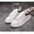 McQueen Guangdong Little White Shoes Made of Genuine Leather 2023 New Women's Shoes, Popular in Autumn and Winter, Versatile, Thick Bottom, Inner Height Increase McQueen Board Shoes