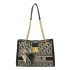 DIAOLUN new high-end embroidered chain single shoulder women's bag, fashionable and versatile tote bag, large capacity commuting bag