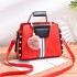 2024 New Fashionable European and American Bag for Women, Same Style Color Contrast Foreign Trade Large Capacity Women's Bag, Single Shoulder Bag Trend