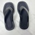 ZA new product 2024 summer round toe flip flops with sponge cake thick sole for height increase, versatile, simple and easy to wear beach sandals for women