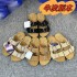 Full leather BK Haken shoes for spring and summer 2024, new genuine leather cork thick soled Haken sandals for men, one-piece cool slippers for women