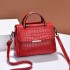 Bag Women's Bag 2024 New Personalized Stone Pattern Shoulder Bag Fashion Retro Large Capacity Handbag One Piece Hair Collection