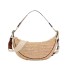 ZA Women's Bag Spring 2024 New Product Crescent Bag Versatile Casual Crossbody Bag Woven Underarm Bag Grass Woven Half Round Bag