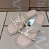 ZA2024 Summer New Women's Shoes Elegant Charm Pearl Decoration Flat Bottom Versatile Shoes for Women