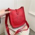 Bag women's bag 2024 new Evelyn bucket bag mini mini TOGO shoulder crossbody women's bag solid color small square