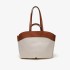 ZA handbag women's 2024 spring new product fashionable splicing large capacity commuting shopping bag hand-held single shoulder tote bag