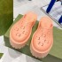 G Home Cave Shoes 2023 Spring/Summer New Collection: Thick Sponge Cake Bottom, Increased Headcover, Hollow Out Breathable Slippers for Women