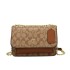 2024 New Organ Bag Small Square Bag Single Shoulder Crossbody Bag Retro Fashion Versatile Printed Flip Tofu Bag