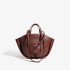 ZA One Shoulder Handheld Tote Bag 2024 Autumn New Product Fashionable Large Capacity Brown Commuter Mother and Child Bag Shopping Bag