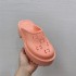 G Home Baotou Cave Shoes Thick soled Women's Slippers for Outdoor Wear 2022 Summer Beach Shoes Women's Sponge Cake Bottom Shoes Trawl Red Style