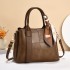 [Shichen Women's Bag] 2024 Autumn/Winter New Women's Fashion Handbag Trendy Single Shoulder Cross Shoulder Middle aged Mother's Bag