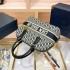 Self owned brand new handbag, women's handbag, crossbody bag, fashionable and versatile, retro embroidery, one shoulder handbag, shell bag