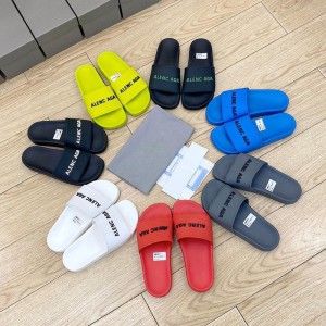 B Paris fashion show new letter logo high-end one character beach slippers couple's summer one piece dropshipping