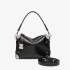 2025 New Retro Square Box Bag PVC Pillow Bag Chain Bar Punk Style Single Shoulder Handheld Crossbody Small Square Bag