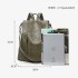 Anti theft dual shoulder foreskin women's bag, Amazon's new fashionable multifunctional splicing cowhide backpack for spring 2025