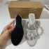 ZA High Heels 2024 Spring/Summer New Silver Versatile Water Diamond Strap Sandals French Style Casual Single Shoes for Women