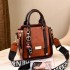 Bag for women 2024 new fashionable retro handbag Korean version simple casual temperament shoulder crossbody bag hair replacement