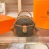 Hong Kong MK Luxury 2024 Premium Round Cake Small Bag with Versatile Style Single Shoulder Crossbody Handheld Women's Bag Cross border Delivery