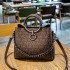 Handbag for women in the spring and summer of 2025, versatile. Handheld bucket bag, fashionable and large capacity, single shoulder crossbody bag, trendy