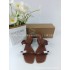 ZA2024 Summer Hot Selling New Product Square Head with Metal Buckle Thick Heel Women's Sandals Women's High Heels Comfortable Slippers