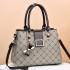 2024 New Fashionable Printed Women's Handbag with Large Capacity Color blocked Single Shoulder Cross Shoulder Bag Trend