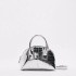 Z Home Women's Bag 2024 New Fashionable and Versatile Mini Chain Bag Shiny Shell Bag Lacquer Leather Shoulder Cross Bag Trendy