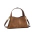 2025 Classic Matte Leather Mother Bag Retro Fashion Versatile Handheld One Shoulder Crossbody Bucket Bag One Piece Hair Replacement