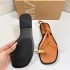 ZA Autumn 2024 Black Flat Shoes Summer New Black Square Head Cross Casual Outerwear Flat Sandals