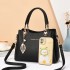 Bag for women 2024 new wedding bag, high-end and atmospheric handbag, large capacity soft leather mother bag, middle-aged crossbody bag