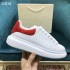 McQueen Little White Shoes for Women 2022 Spring and Autumn New High Quality Genuine Leather Thick soled Interior Height Increase Casual Sports Couple Shoes