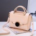 Women's bag 2024 autumn new fashionable buckle hand-held small bag Korean version sweet shoulder crossbody bag, one piece dropshipping