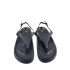 ZA toe sandals for women summer wear 2024 summer new round headed flat bottomed Roman toe sandals for women