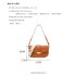 Za's women's bag oil wax leather saddle bag Spain new simple and versatile flip shoulder bag versatile crossbody shoulder bag