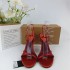 ZA2024 Summer New Product: One Belt Stiletto Heel Sandals for Women, Fashion High Heel Sandals for Women, Colorful Heels for Women