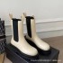 B Martin boots 2022 new thick soled height increasing chimney boots couple plus size Chelsea short boots female internet famous