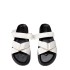 ZA Women's Shoes 2024 New Product Women's Shoes Retro Fashion Trendy Flat Sandals Cross Strap Outdoor Casual Beach Sandals