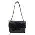 Fashion shoulder bag, black high-end sense, niche bag, women's bag, chain bag, mailman bag, versatile commuting bag, stray bag