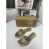 ZA2024 Summer New Women's Shoes with Mesh One Word Style and Fairy Style Versatile Beach Leisure Flat Bottom Cool Drag