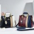 2024 new color blocking middle-aged women's bag versatile casual armpit bag temperament mother bag single shoulder hand-held crossbody bag