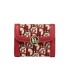 DIAOLUN leather embroidered high-end organ card bag for women 2025 new model large capacity multi card short handheld wallet