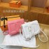 High quality texture small square bag for women 2024 cross-border new trendy and fashionable shoulder bag with niche design crossbody bag