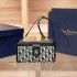 Cross border popular DIAOLUN new embroidered multifunctional wallet, one shoulder crossbody mobile phone small square wallet, integrated card bag