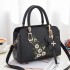 Bag for women 2024 new fashionable shoulder bag, large capacity soft leather handbag, embroidered soft leather crossbody bag