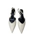 ZA New 2024 Autumn Coarse Heel Pointed Shallow Mouth High Heels Women's Bag Head Back Bare Heel Back Strap Sandals Women