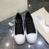 McQueen canvas shoes for women 2022 spring new item thick sole height increasing sponge cake white shoes for women versatile casual low top board shoes