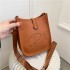 Bag women's bag 2024 new Evelyn bucket bag mini mini TOGO shoulder crossbody women's bag solid color small square