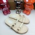 ZA2024 Summer New Women's Shoes Fashion Buckle Sandals Outdoor Casual Sandals Women's Belt Buckle